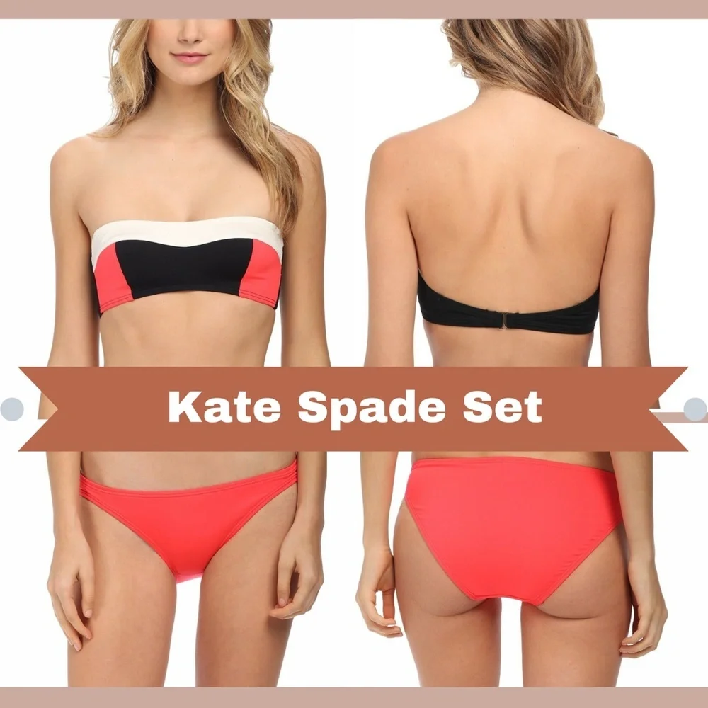 NWT2PC Kate Spade New York Colorblock Bralette‎ + G